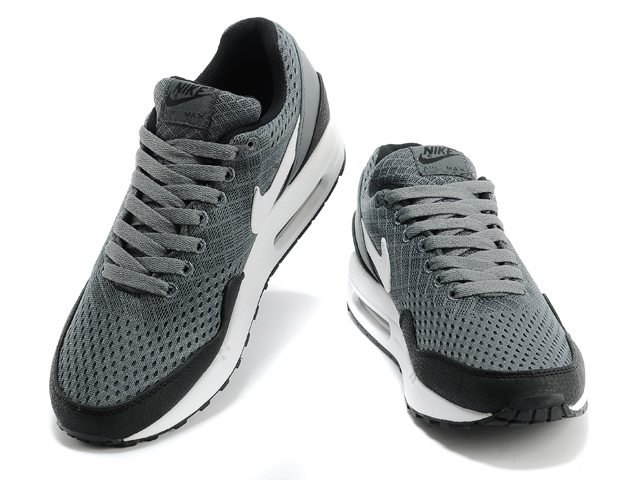 New Men'S Nike Air Max Black/Gray